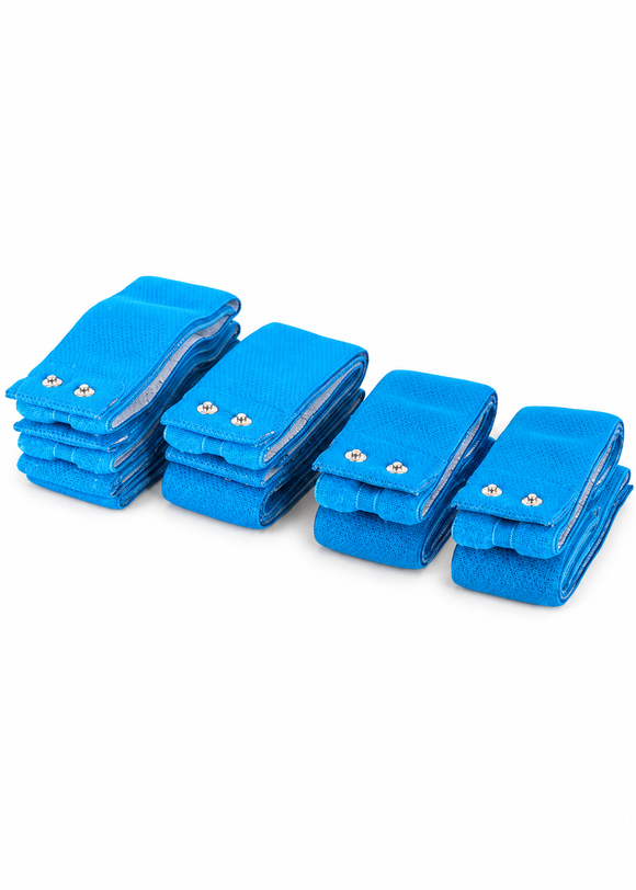 4 conductive elastic bands for thigh applications