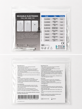 I-Tech Ovale Elektroden 130x76mm (2 St.)