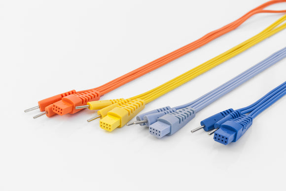 Satz mit 4 farbigen Kabeln für Globus EMS Geräte