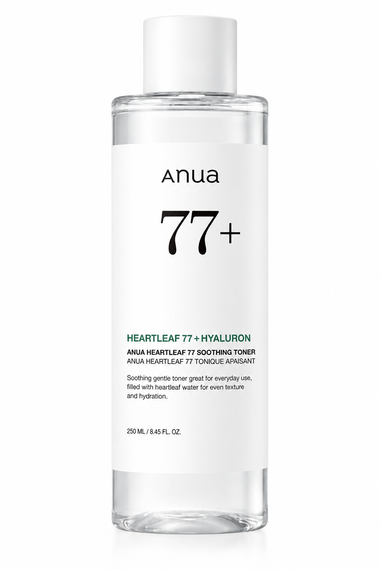 Anua - Heartleaf 77 + Hyaluron Soothing Toner, 250ml